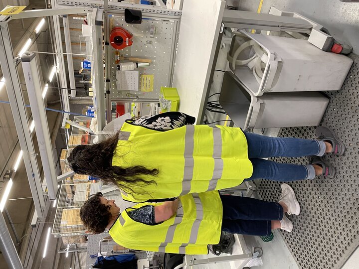 Jonna Patama trains US Ergonomics Specialist Mariah Holback