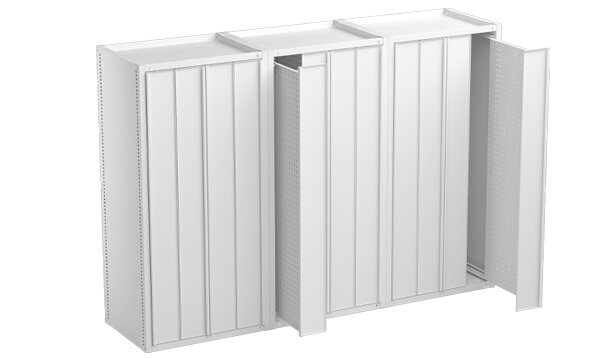 Special custom-made Treston cabinet with sliding perforated panels