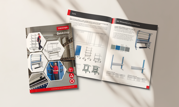 Treston USA QuickShip brochure mock up