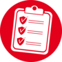 Ergonomics and safety icon
